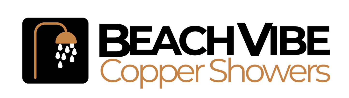 Beach Vibe Copper Shower